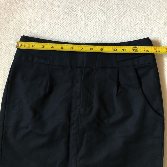 NWT Banana Republic dark navy skirt - Picture 4 of 9